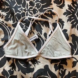 silver Hoaka Swim top